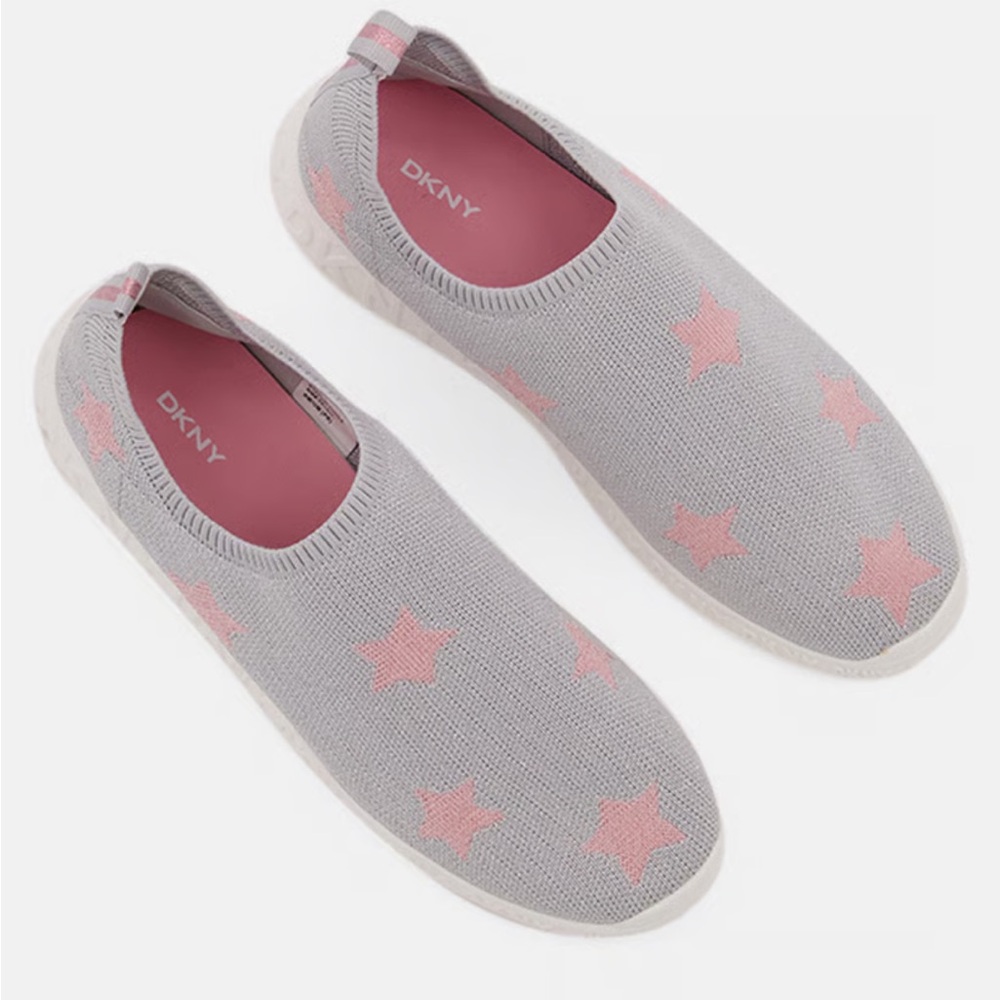DKNY Girls Allie Star Round Toe Slip On Sneaker Shoes Size US 5 (women 7) NIB - Picture 3 of 10
